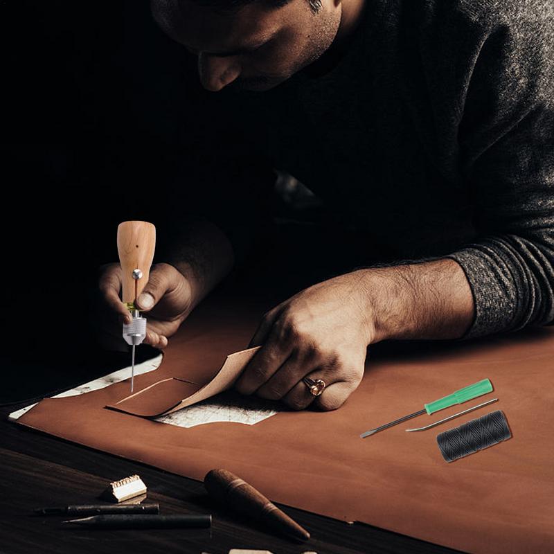 革細工ツールキット 家具修理針用品 縫製クラフト針 初心者向 - Beginner Leatherwork Kit のレビューと価格