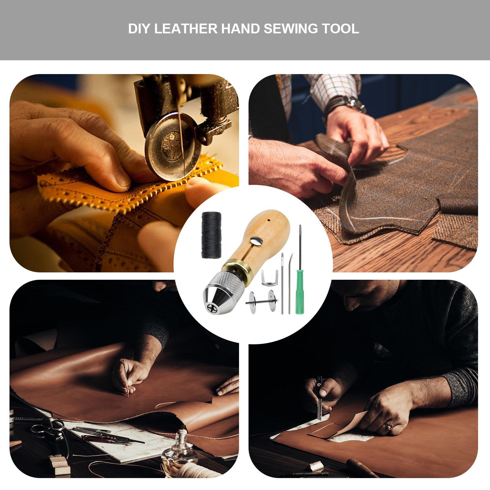 革細工ツールキット 家具修理針用品 縫製クラフト針 初心者向 - Beginner Leatherwork Kit のレビューと価格
