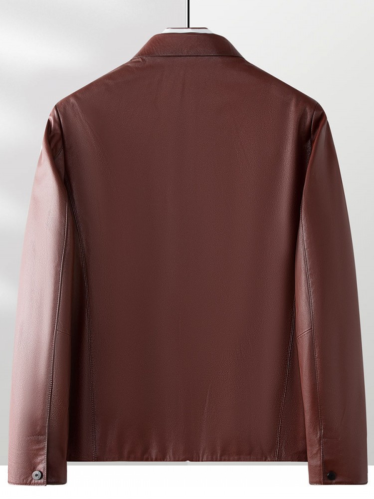 メンズ本革ジャケット,ビジネススーツ,カジュアルワークコート - Leather Work Jacket Mens のレビューと価格