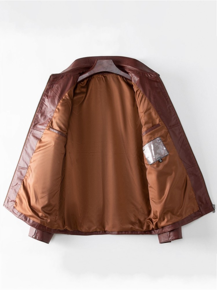 メンズ本革ジャケット,ビジネススーツ,カジュアルワークコート - Leather Work Jacket Mens のレビューと価格