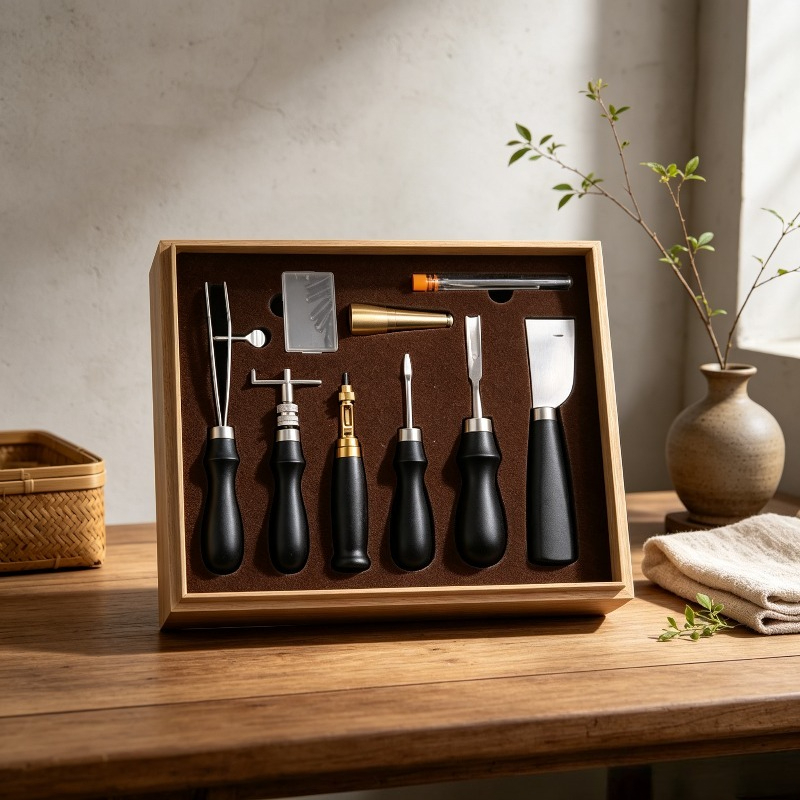 完全な革製手縫いキット、プロ仕様DIYクラフトツールセット（ - Beginner Leatherwork Kit のレビューと価格