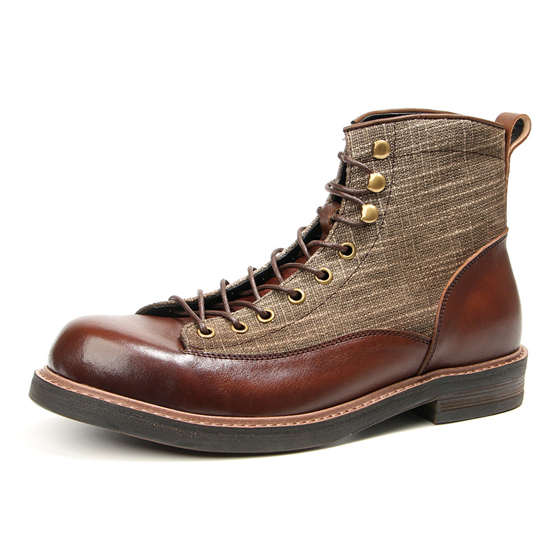 YETTIES メンズ ショートトゥ アメカジ コンバットブ - Vintage Leatherwork のレビューと価格
