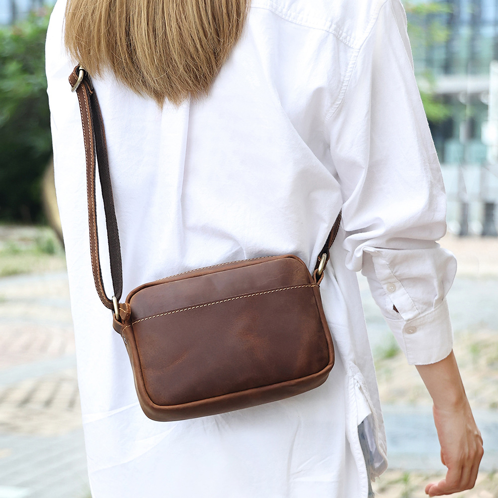 高級本革メッセンジャーバッグ メンズ ヴィンテージレザー ク - Vintage Leatherwork のレビューと価格