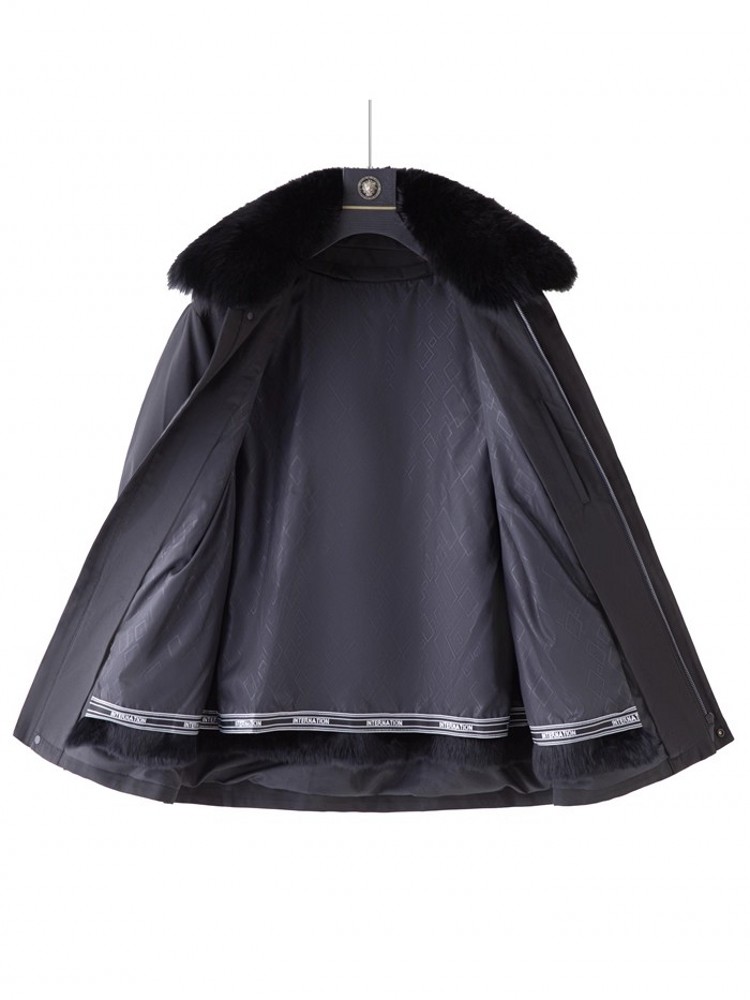 冬用メンズビジネスワークリアルラビットファー裏地ジャケット男 - Leather Work Jacket Mens のレビューと価格