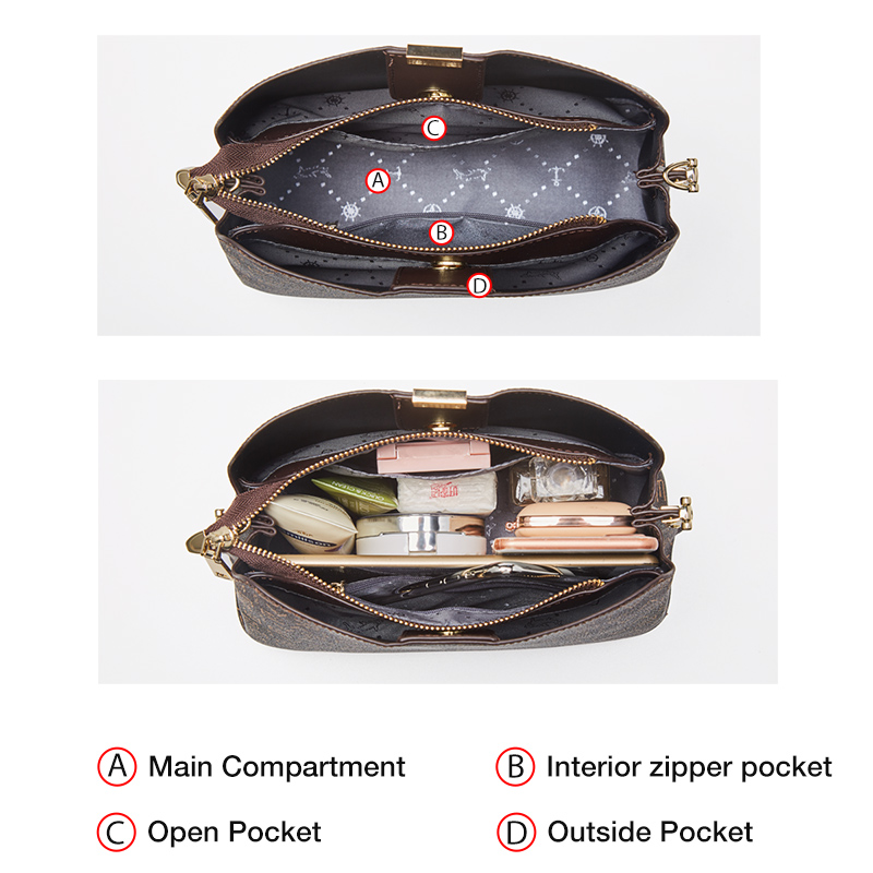 FOXER レディース ショルダーバッグ PVC レザー カ - Vintage Leatherwork のレビューと価格