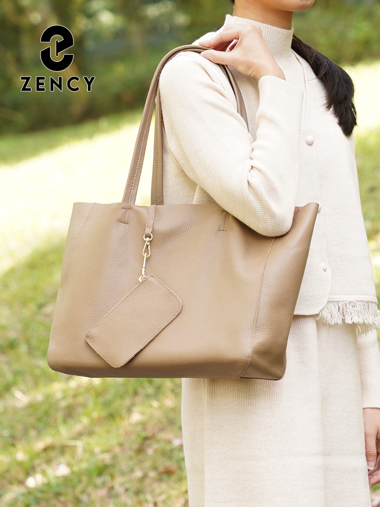 Zency 本革製大型トートバッグ ビーチハンドバッグ 高級 - Leather Work Bag Women のレビューと価格