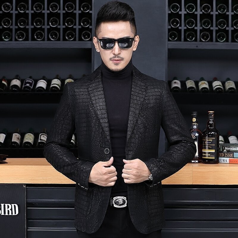 男性用本革シープスキンジャケット,仕事用スリムジャケット,シ - Leather Work Jacket Mens のレビューと価格