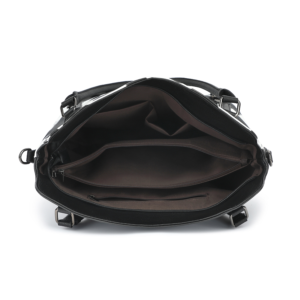 2点セット レディース トートバッグ クラシック PUレザー - Leather Work Bag Women のレビューと価格