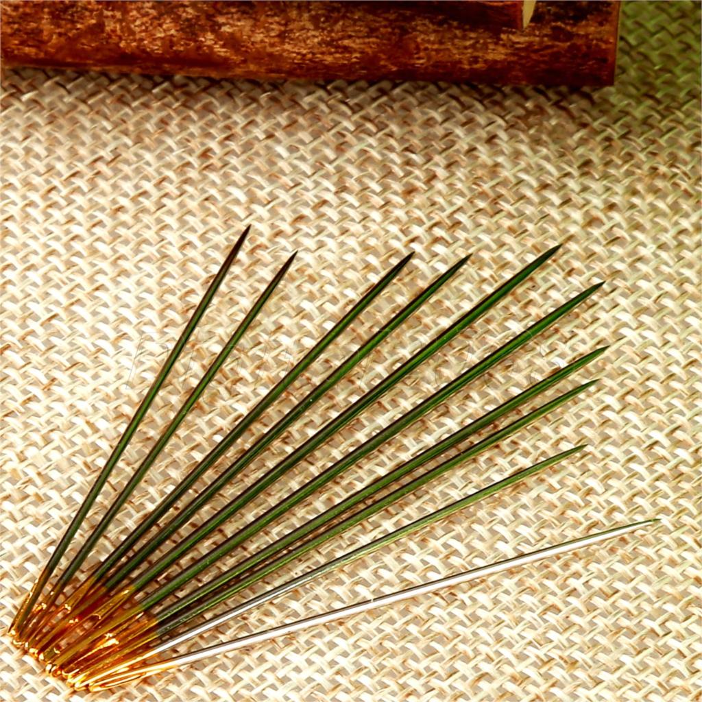 手縫いミシン針,10本,革職人技修理ツール,家庭用刺embr - Leatherwork Needles のレビューと価格