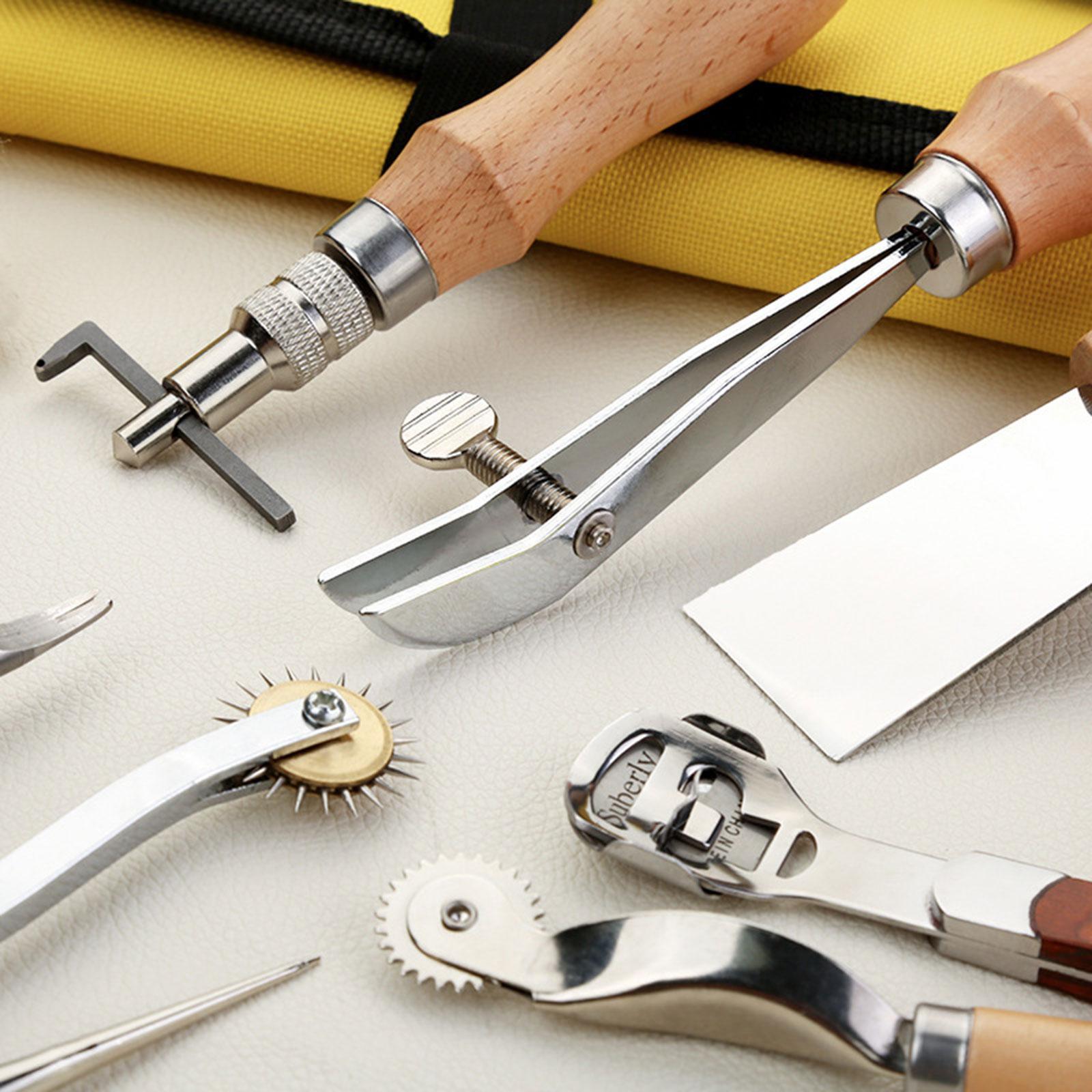 29x PUレザー加工キット機器アクセサリー PUレザークラ - Beginner Leatherwork Kit のレビューと価格